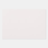 ホースブルガンディクリーム蝶誕生日 ラッピングペーパーシート (正面2)