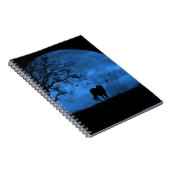 ホースブルームーン神秘的 ノートブック (右側)