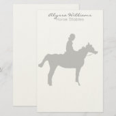 ホースプロスモール 便箋 (正面/裏面)