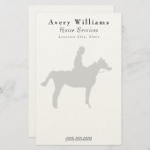 ホースプロ スモール 便箋 (正面/裏面)