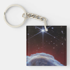 ホースヘッド星雲のJWSTイメージ キーホルダー