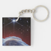 ホースヘッド星雲のJWSTイメージ キーホルダー (裏面)