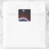 ホースヘッド星雲のJWSTイメージ スクエアシール (バッグ)