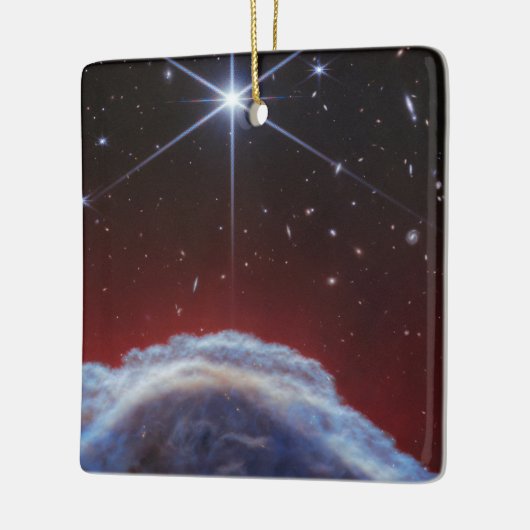 ホースヘッド星雲のJWSTイメージ セラミックオーナメント (左)
