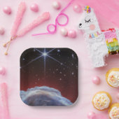 ホースヘッド星雲のJWSTイメージ ペーパープレート (パーティー)