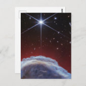 ホースヘッド星雲のJWSTイメージ ポストカード (正面/裏面)