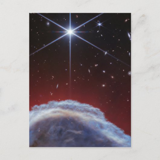 ホースヘッド星雲のJWSTイメージ ポストカード (正面)