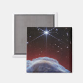 ホースヘッド星雲のJWSTイメージ マグネット (正面/裏面)