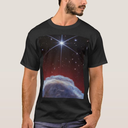 ホースヘッド星雲のJWSTイメージ Tシャツ (正面)