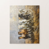 ホースヘルドギャロピンムスタン絵画ズ ジグソーパズル (縦)