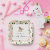 ホースベビーシャワー紙プレート ペーパープレート (パーティー)