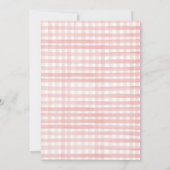 ホースポニーサドルアップ女性のカーボーイガール誕生日 招待状 (裏面)