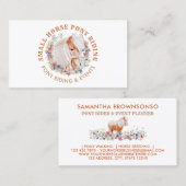 ホースポニーライドウォークブリードファーム 名刺 (正面/裏面)