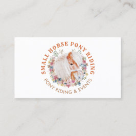 ホースポニーライドウォークブリードファーム 名刺