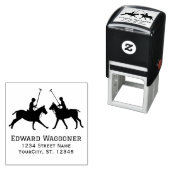 ホースポロプレーヤズポロマッチ名差出人住所 セルフインキングスタンプ (インサイチュ)