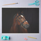 ホースポートレートエフェメラデクページヴィンテージ 薄葉紙 (クラフト)