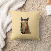 ホースポートレート クッション (ブランケット)