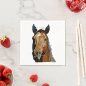 ホースポートレート スタンダードカクテルナプキン (インサイチュ)