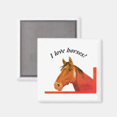 ホースポートレート マグネット (正面/裏面)