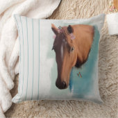 ホースポートレート – 枕 (ブランケット)