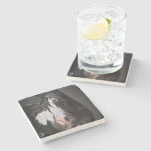 ホースポートレートII ストーンコースター (横)