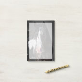 ホースポートレートII ポストイット (デスク上)