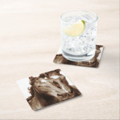 ホースポートレートIII スクエアペーパーコースター (インサイチュ)