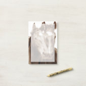 ホースポートレートIII ポストイット (デスク上)