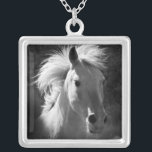 ホースポートレートV シルバープレートネックレス<br><div class="desc">動物</div>