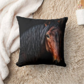 ホースポートレートVII クッション (ブランケット)