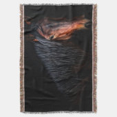 ホースポートレートVII スローブランケット (正面縦)