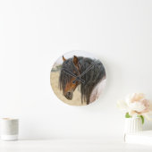 ホースマネ ラウンド壁時計 (ホーム)