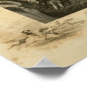 ホースマーレディフェンディング彼女の子馬アートヴィンテージプリント ポスター (角)