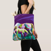 ホースマーレ子馬プリントトートバッグ トートバッグ (クローズアップ)