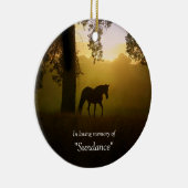 ホースメモリアルサンライズ&オークツリー セラミックオーナメント (右)