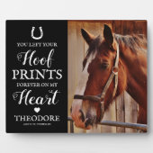 ホースメモリアル – ペット悔やみや弔慰 フォトプラーク (正面)