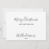 ホースメリークリスマス馬術ウマ科のかわいいポニー シーズンカード (裏面)