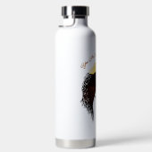 ホースユーマイハッピープレイス馬好き女性 ウォーターボトル (右面)