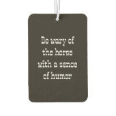 ホースユーモアのあるフォール喫煙シガーエアーフレッシュナー カーエアーフレッシュナー (裏面)