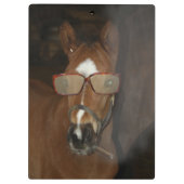 ホースユーモアのあるフォール喫煙シガークリップボード クリップボード (裏面)