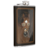 ホースユーモアのあるフォール喫煙シガードリンクフラスコ フラスク (右)