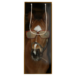 ホースユーモアのあるフォール喫煙シガーワイン抱き枕 ワインギフトバッグ