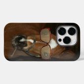 ホースユーモアのあるフォール喫煙葉巻携帯電話ケース Case-Mate iPhoneケース (裏面 (横))