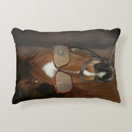 ホースユーモアのあるフォール喫煙葉巻装飾用クッション アクセントクッション