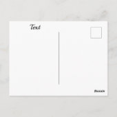 ホースユーモアのあるフォール喫煙葉書 ポストカード (裏面)
