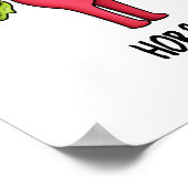 ホースラおもしろいディッシュホース ポスター (角)