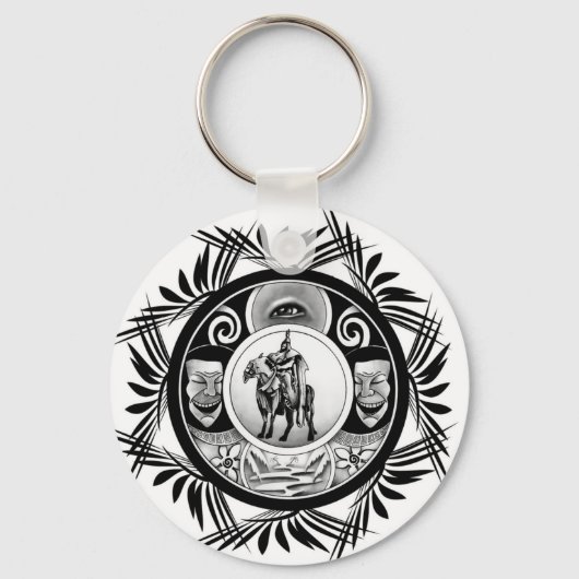 ホースライダースケッチ キーホルダー (正面)