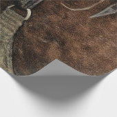 ホースライディングウエスタンロデオカウボーイ ラッピングペーパー (角)