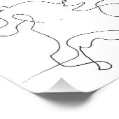 ホースラインスケッチプリント フォトプリント            (角)