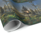 ホースランチサンライズ自然写真 ラッピングペーパー (ロールコーナー)